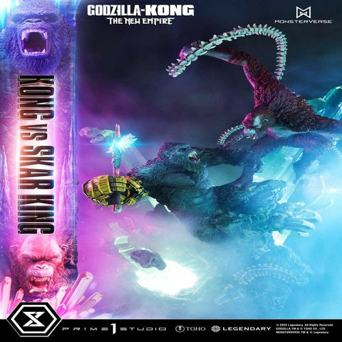 Godzilla x Kong: The New Empire Ultimate Diorama Masterline Series Statue Kong vs Skar King 104 cm