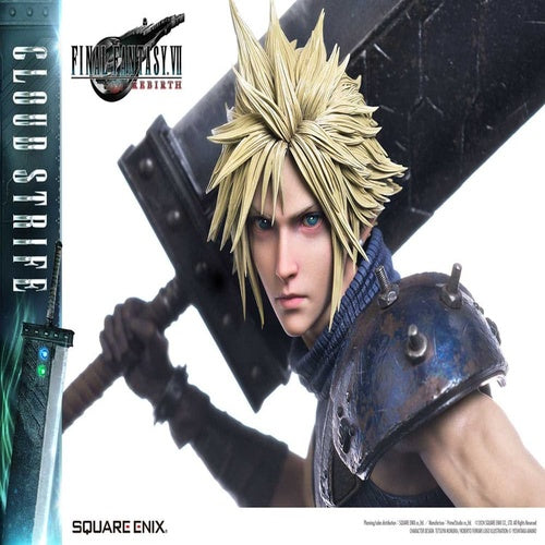 Final Fantasy VII Rebirth statuette 1/4 Cloud Strife 68 cm