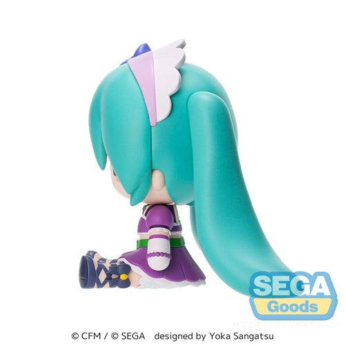 Character Vocal Series 01: Hatsune Miku figurine Fuwa Petit Chibi Hatsune Miku x Love and Berry Dress Up and Dance! Sparkly Purple 8 cm