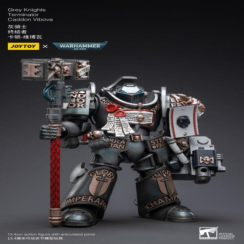 Warhammer 40k figurine 1/18 Grey Knights Terminator Caddon Vibova 13 cm