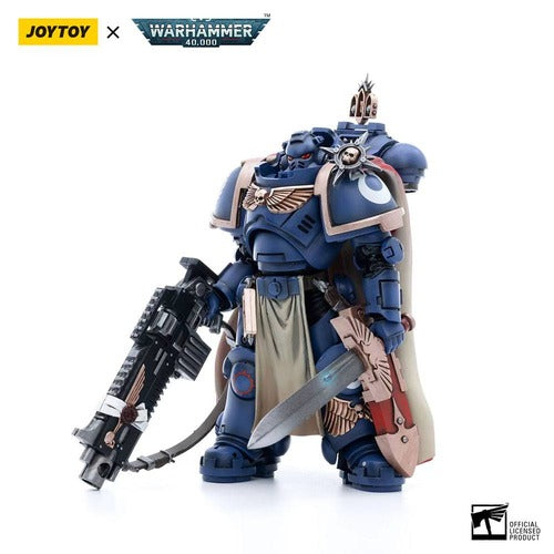 Warhammer 40k figurine 1/18 Ultramarines Captain with Master-Crafted Heavy Bolt Rifle 12 cm