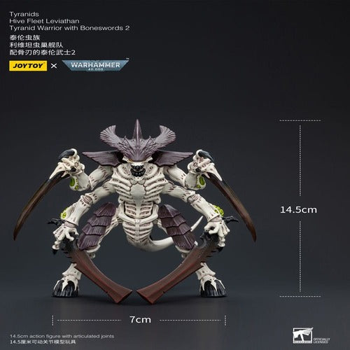 Warhammer 40k figurine 1/18 Tyranids Hive Fleet Leviathan Tyranid Warrior with Boneswords 2 15 cm