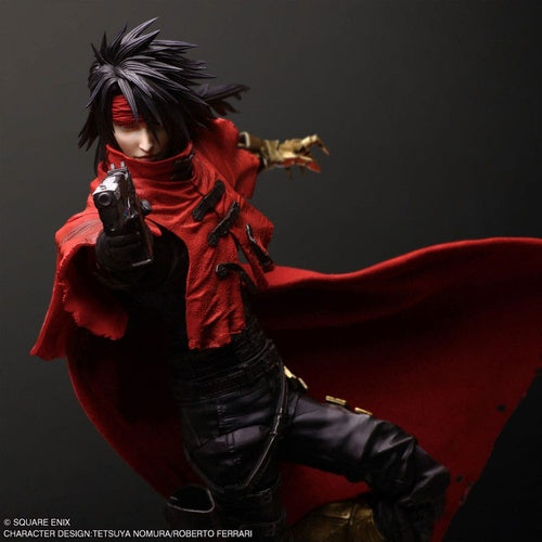 Final Fantasy VII Rebirth Play Arts Kai figurine Vincent Valentine 28 cm