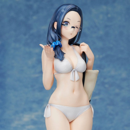 92M Illustration statuette PVC Myopic sister Date-chan Swimsuit Ver. Limited Edition 26 cm