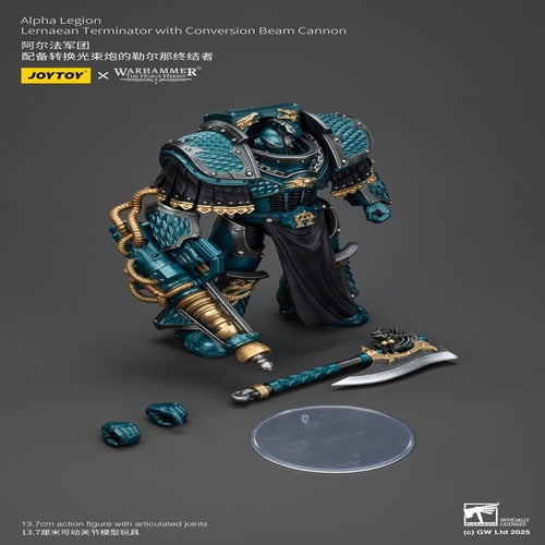 Warhammer The Horus Heresy figurine Alpha Legion Lernaean Terminator with Conversion Beam Cannon 20 cm