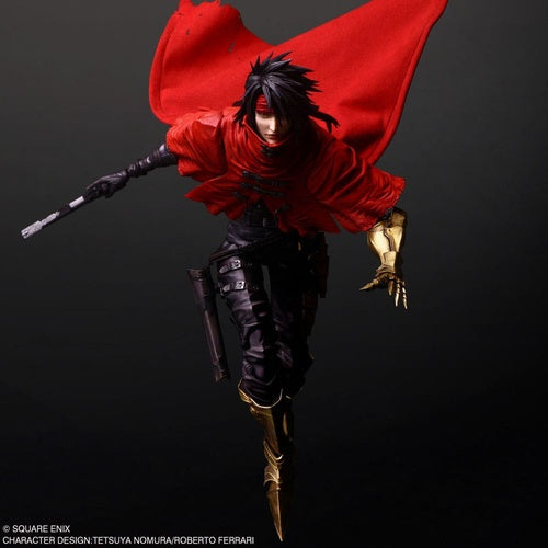 Final Fantasy VII Rebirth Play Arts Kai figurine Vincent Valentine 28 cm