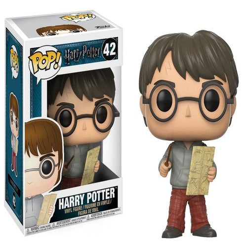 Harry Potter POP! Movies Vinyl figurine Harry Potter with Marauders Map 9 cm