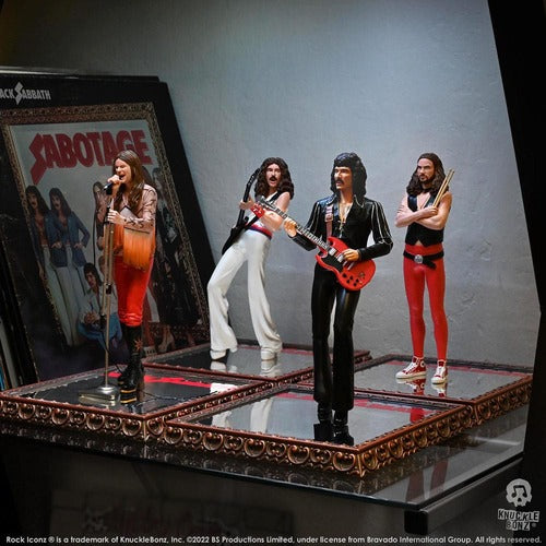 Black Sabbath pack 4 statuettes Rock Iconz Sabotage Era 23 cm