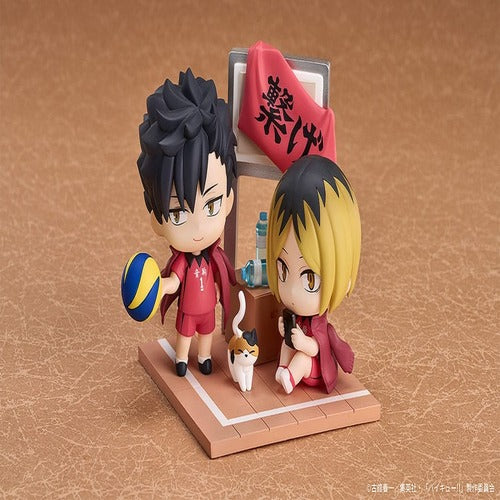 Haikyu!! Minifiguren Qset 2er-Pack Tetsuro Kuroo & Kenma Kozume 9 cm
