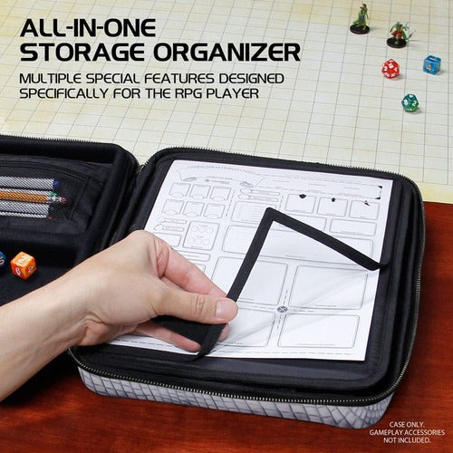 Enhance RPG Series Collector's Edition Organizer Case Silver