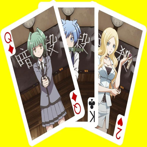Assassination Classroom jeu de cartes à jouer Characters