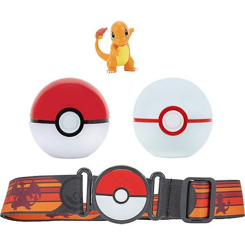 Pokémon ensemble pour ceinture Clip'n'Go Poké Ball, Luxe Ball & Salamèche