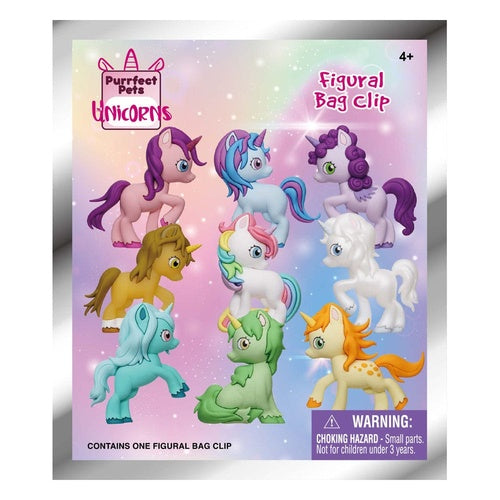 Unicorns 3D PVC-Taschenanhänger Series 1 Display (24)