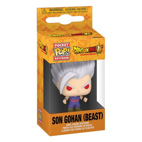 Dragon Ball Super: Super Hero présentoir porte-clés Pocket POP! Vinyl Gohan UI 4 cm (12)