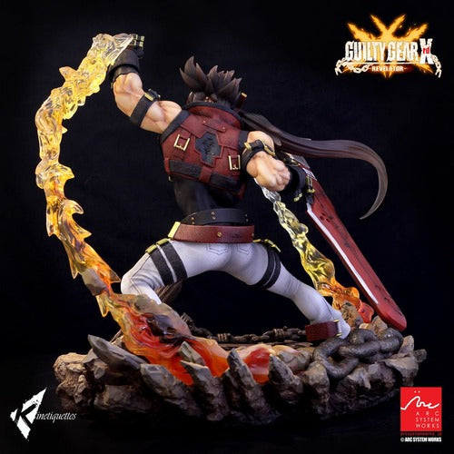 Guilty Gear Xrd Revelator diorama Sol Badguy - The Bounty Hunter 26 cm