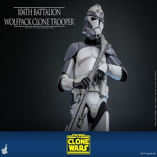 Star Wars The Clone Wars figurine 1/6 104th Battalion Wolfpack Clone Trooper 30 cm