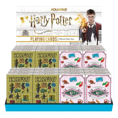 Harry Potter présentoir jeux de cartes à jouer (24)
