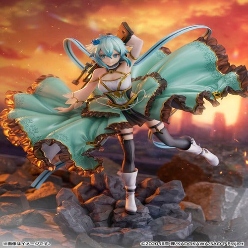 Sword Art Online statuette PVC SHIBUYA SCRAMBLE FIGURE 1/7 Sinon Crystal Dress Ver. 29 cm