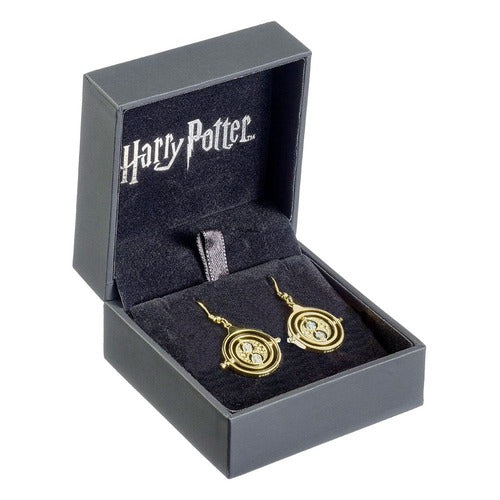 Harry Potter boucles d´oreilles Drop Retourneur de Temps (plaqué or)