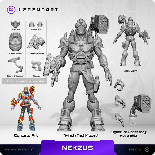 Legendari figurine 1/10 Nekzus 18 cm