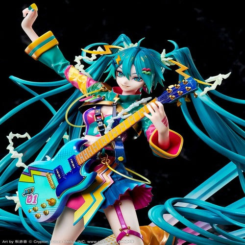 Hatsune Miku statuette PVC 1/7 Japan Tour 2023 Thunderbolt 32 cm