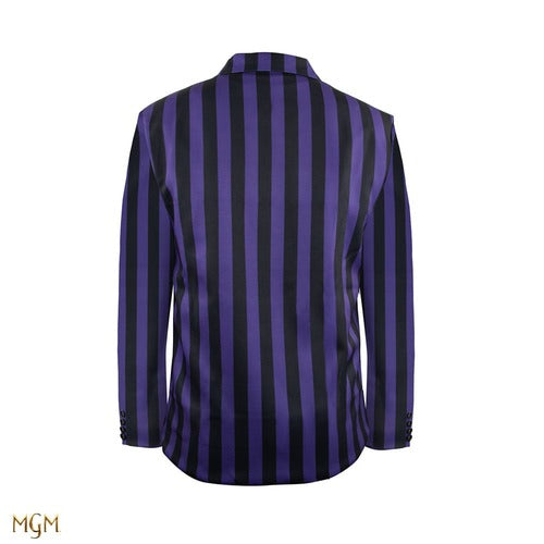 Wednesday veste Nevermore Academy Purple Striped Blazer