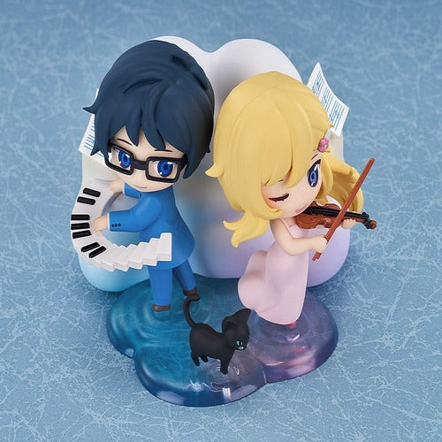 Your Lie in April Minifiguren Qset 2er-Pack Kaori Miyazono & Kosei Arima 9 cm