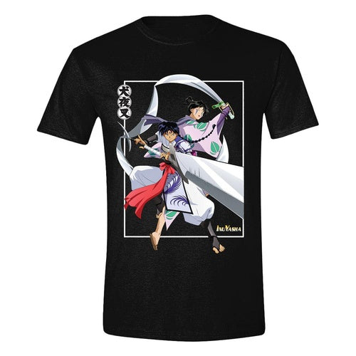 InuYasha T-Shirt Jakotsu and Bankotsu Fighting (S)
