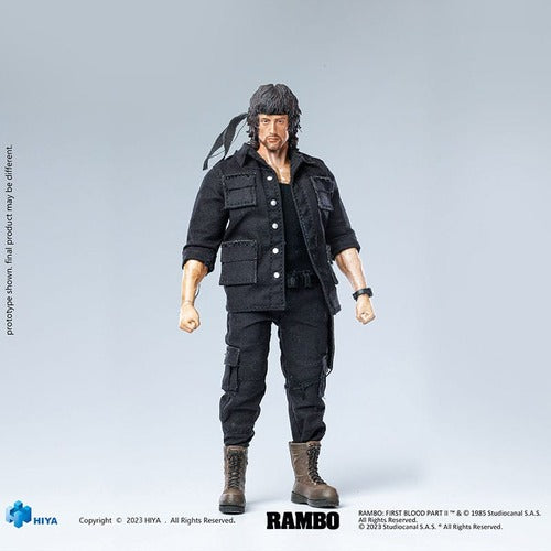 Rambo figurine 1/12 Exquisite Super Series First Blood II John Rambo 16 cm