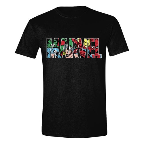 Marvel T-Shirt Logo Character Infill (S)