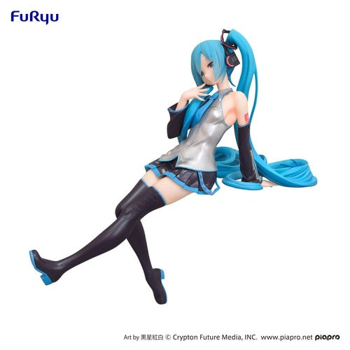 Hatsune Miku statuette PVC Noodle Stopper Kuroboshi Kouhaku Ver. (re-run) 14 cm