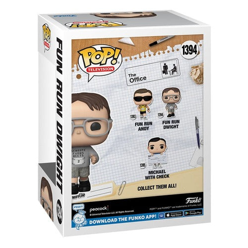 The Office US POP! TV Vinyl Figurine Fun Run Dwight 9 cm
