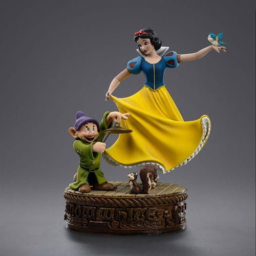 Blanche-Neige et les Sept Nains statuette 1/10 Art Scale Snow White and Dopey 21 cm