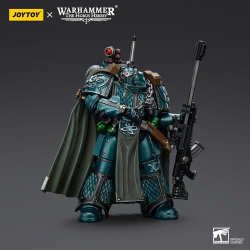 Warhammer The Horus Heresy figurine Alpha Legion Exodus The One who is Many With Sniper Rifle And Power Dagger 20 cm
