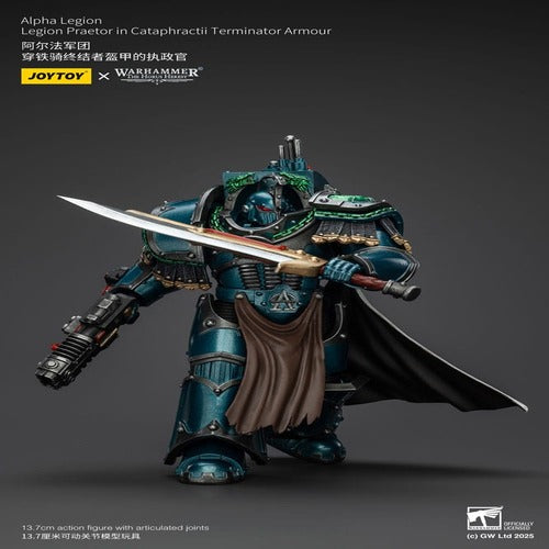 Warhammer The Horus Heresy figurine Alpha Legion Legion Praetor in Cataphractii Terminator Armour 18 cm