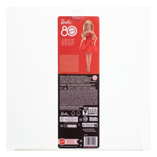 Barbie 80th Anniversary Puppe Ruby Red