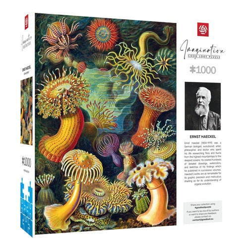 Ernst Haeckel puzzle Imagination Sea Anemones/Stworzenia morskie (1000 pièces)