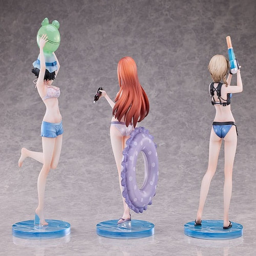 Steins Gate pack 3 statuetten PVC 1/7 Suzuha Amane, Kurisu Makise, Mayuri Shiina Swimsuit Ver.