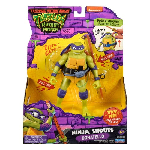 Teenage Mutant Ninja Turtles: Mutant Mayhem Ninja Shouts Action Figuren 15 cm Sortiment (8)