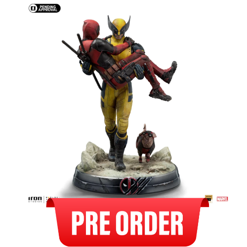 MARVEL - Deadpool et Wolverine - Statuette Art Scale Iron Studio 1/10 Deluxe