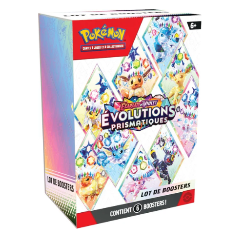 Pokémon - Evolutions Prismatiques - Bundle 6 Boosters EV 8.5