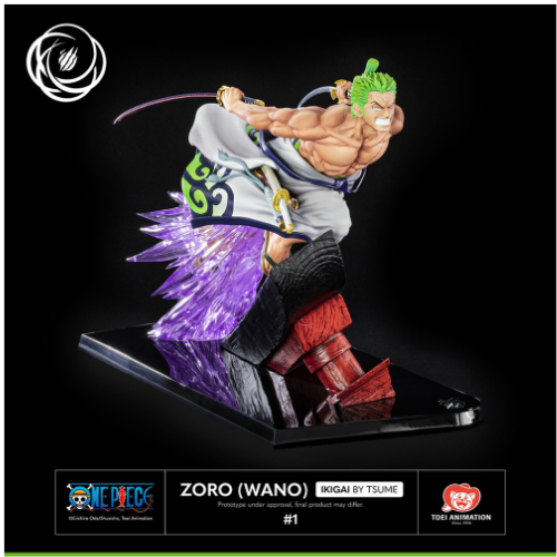 One Piece - Zoro (Wano) - Statue Ikigai 1/6 By Tsume