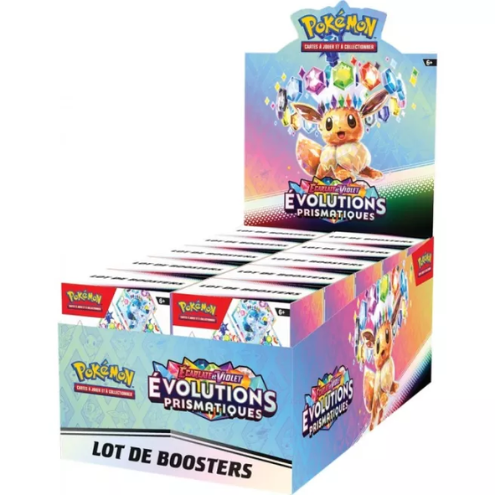 POKÉMON - EV 8.5 - Évolutions Prismatiques - FR Bundle lot de 10