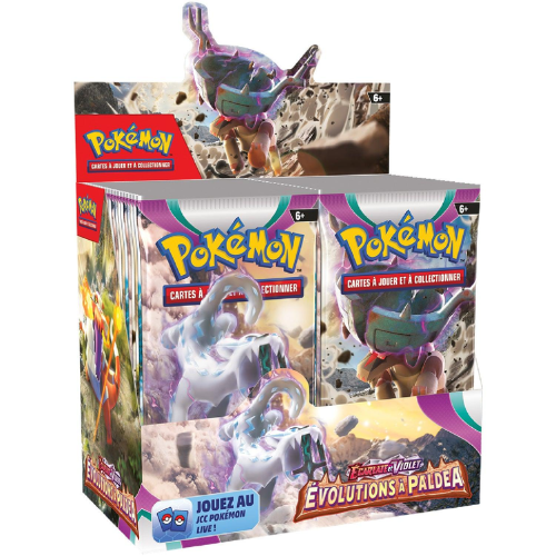 POKÉMON – Écarlate & Violet 02 : Évolutions à Paldea – Display FR