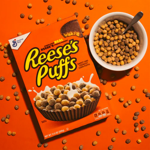 Reese's Puffs Minis Cereals Carton 12x331g
