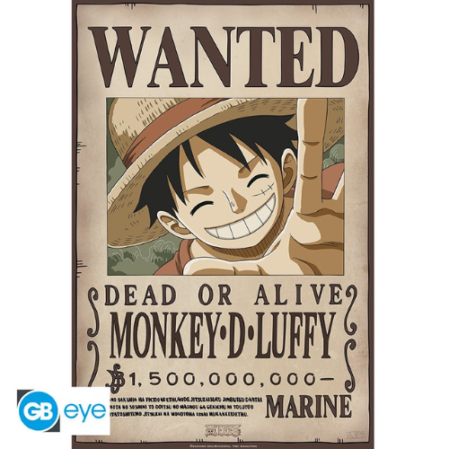 ONE PIECE Set 2 Chibi Posters Wanted Luffy & Ace