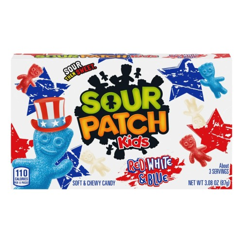 SOUR PATCH KIDS RED WHITE AND BLUE 87gr x12