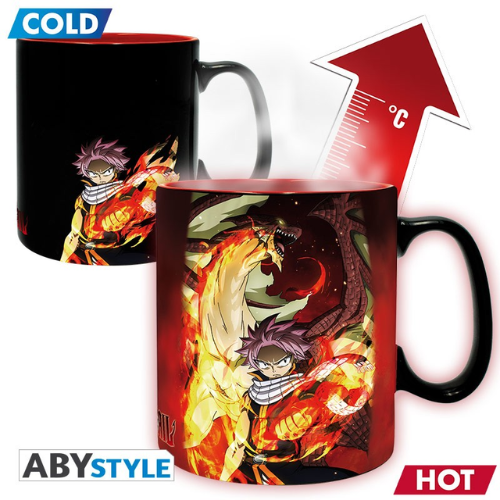 FAIRY TAIL - Mug Heat Change - 460 ml - Natsu & Lucy