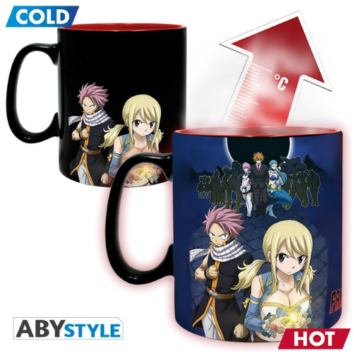 FAIRY TAIL - Mug Heat Change - 460 ml - Natsu & Lucy