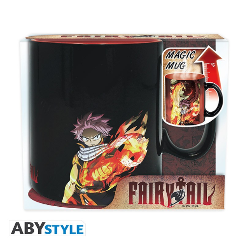 FAIRY TAIL - Mug Heat Change - 460 ml - Natsu & Lucy